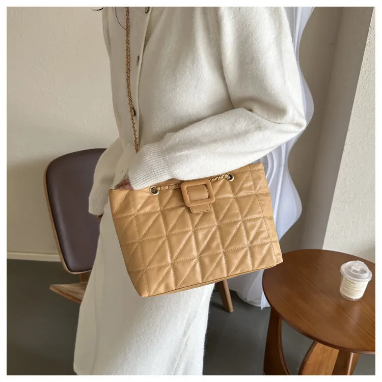 Buckle Chain Large Tote Bags