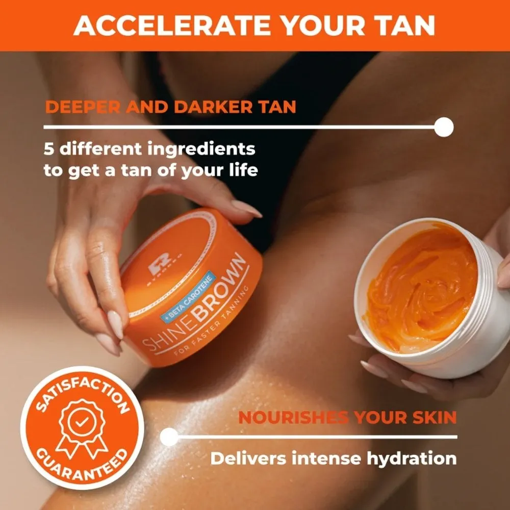 Byrokko Shine Brown Beta Carotene Tanning Maximiser Cream 200ml