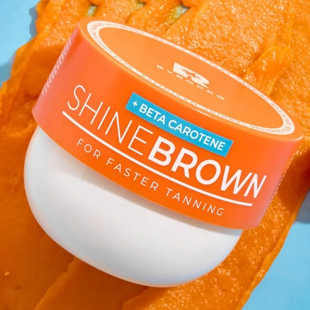 Byrokko Shine Brown Beta Carotene Tanning Maximiser Cream 200ml