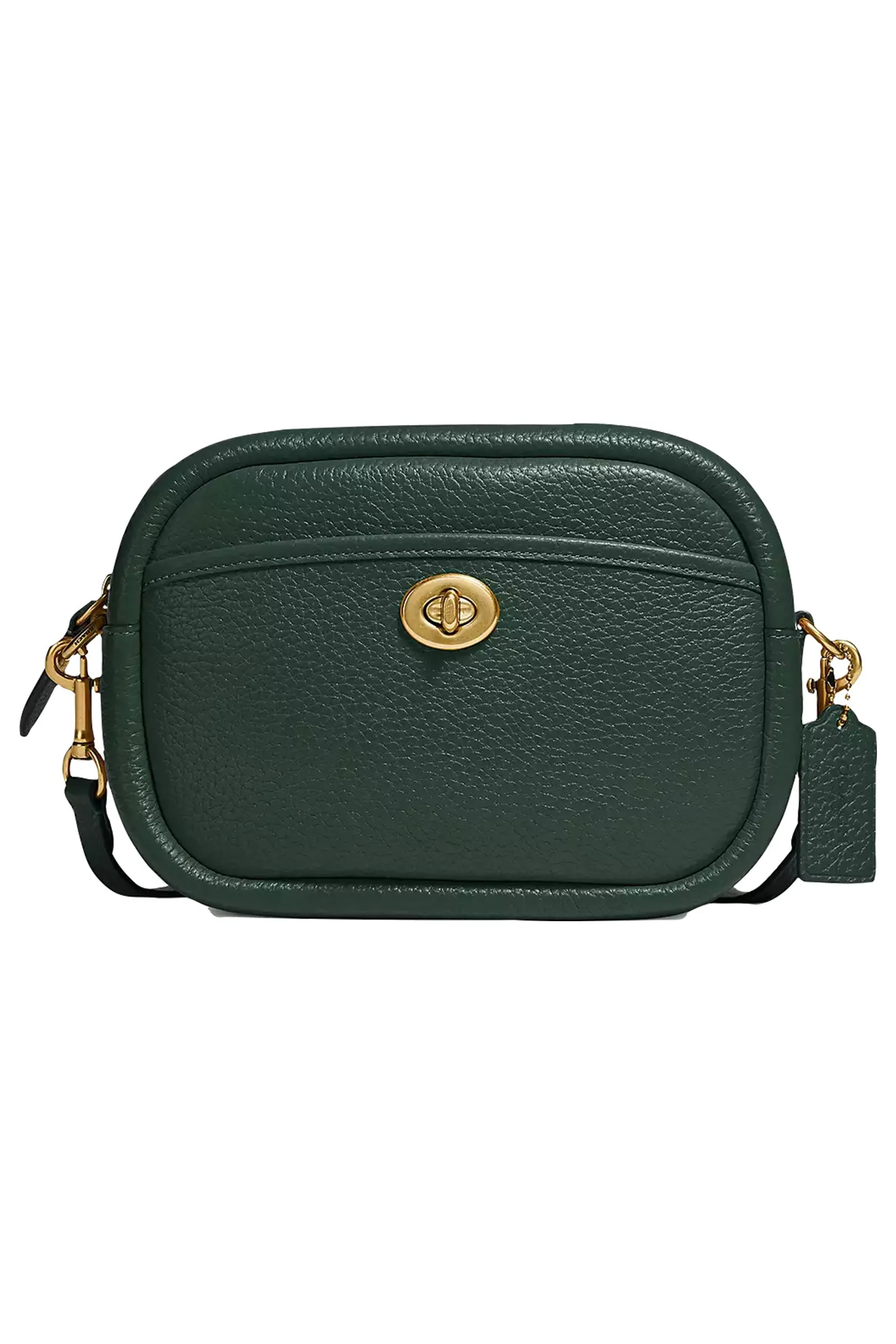Camera Leather Cross Body Bag
