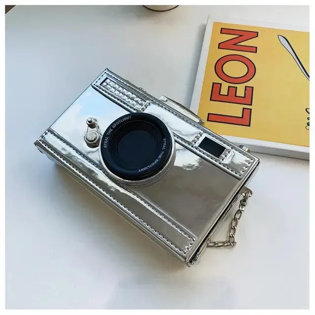 Camera Shape Clutch Retro Shoulder Bag