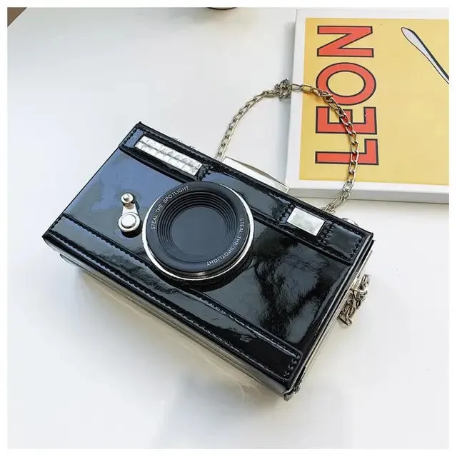 Camera Shape Clutch Retro Shoulder Bag