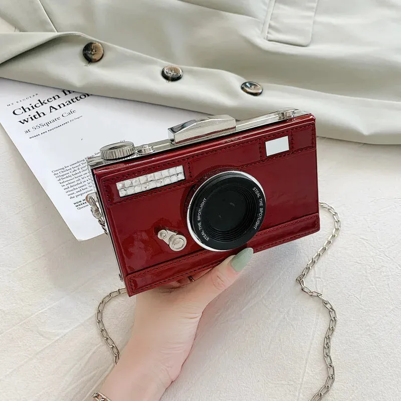 Camera Shape Clutch Retro Shoulder Bag