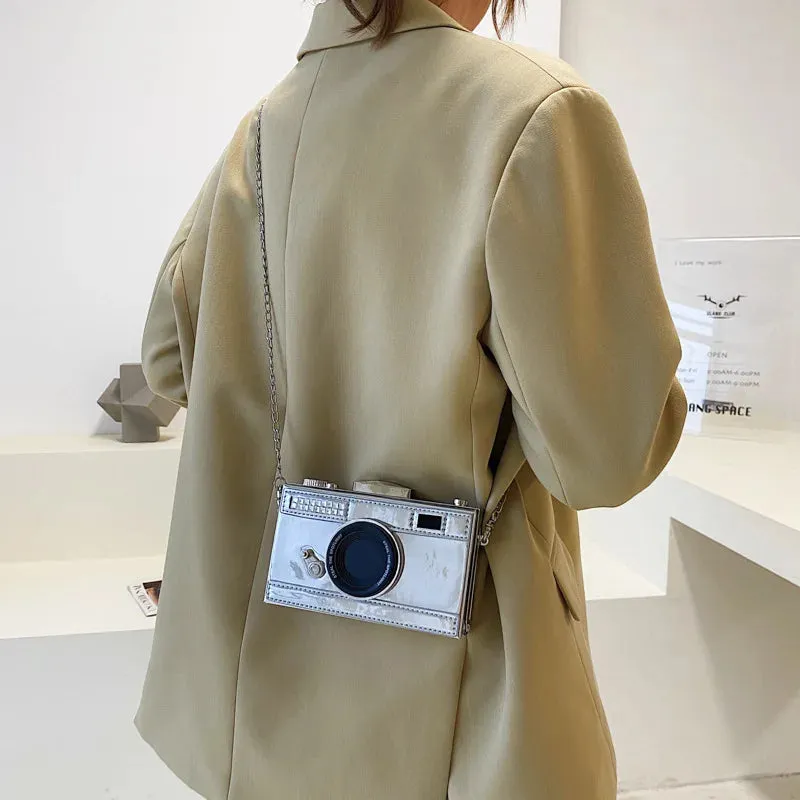 Camera Shape Clutch Retro Shoulder Bag