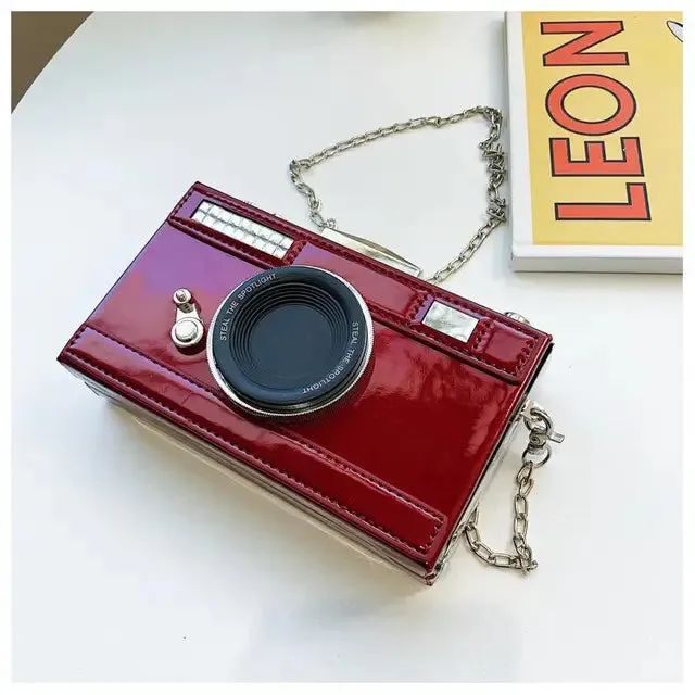 Camera Shape Clutch Retro Shoulder Bag