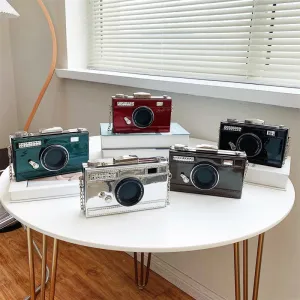 Camera Shape Clutch Retro Shoulder Bag