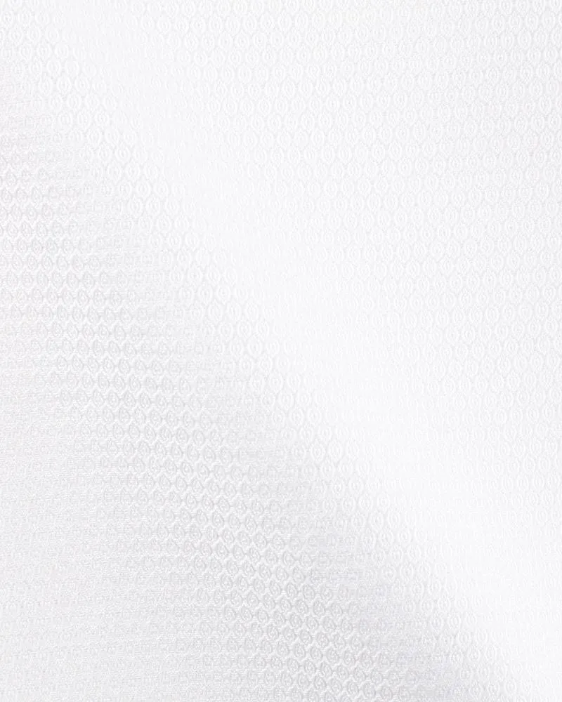 Canclini Dandy 80 White Textured Shirt 2640.w16152.0101.bco