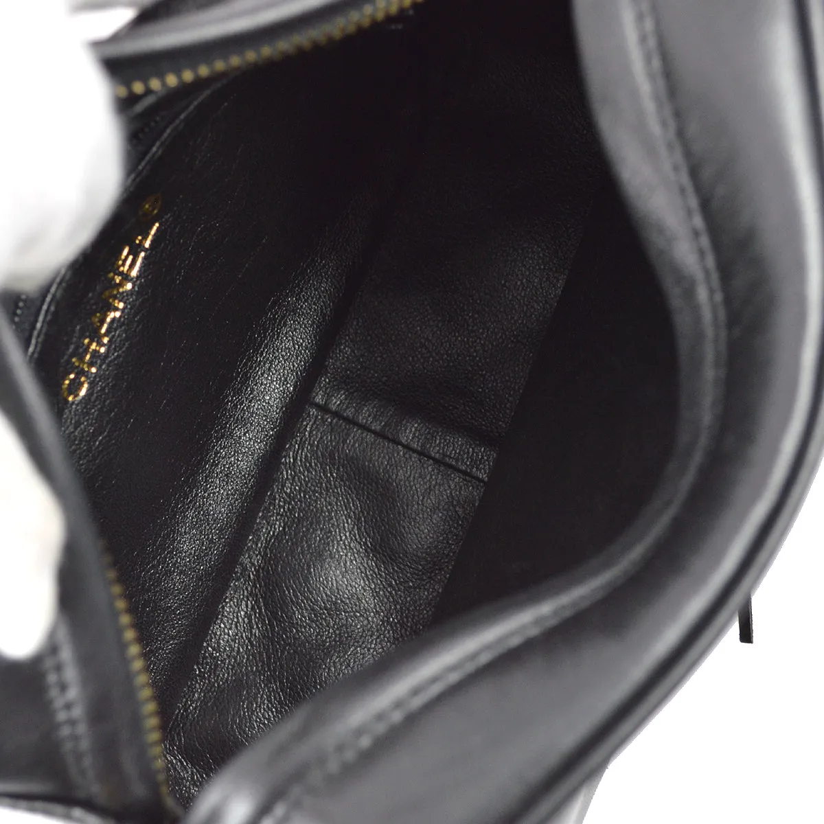 Chanel 1996-1997 Black Lambskin Camera Bag Mini