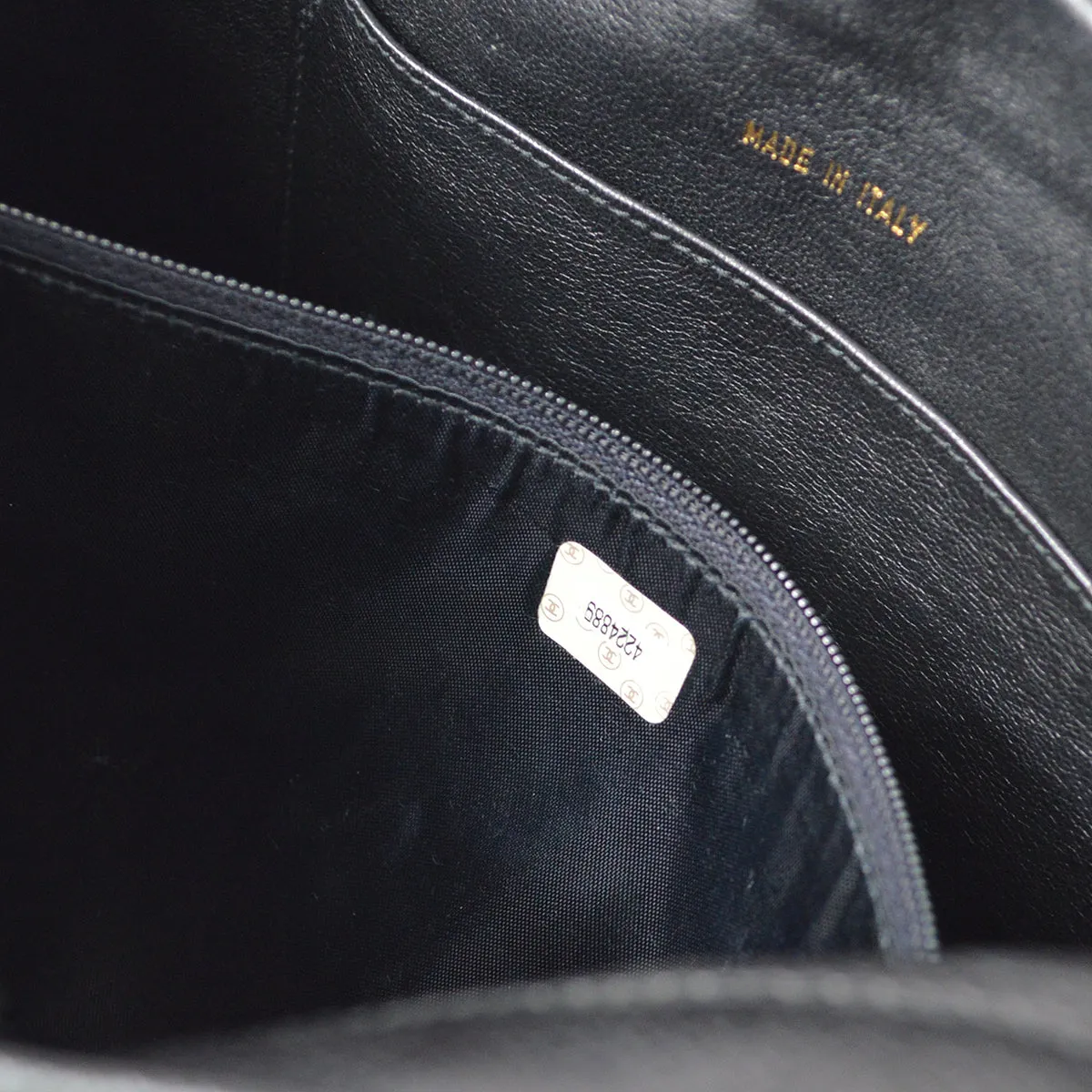 CHANEL 1996-1997 Camera Bag Large Black Caviar 97513