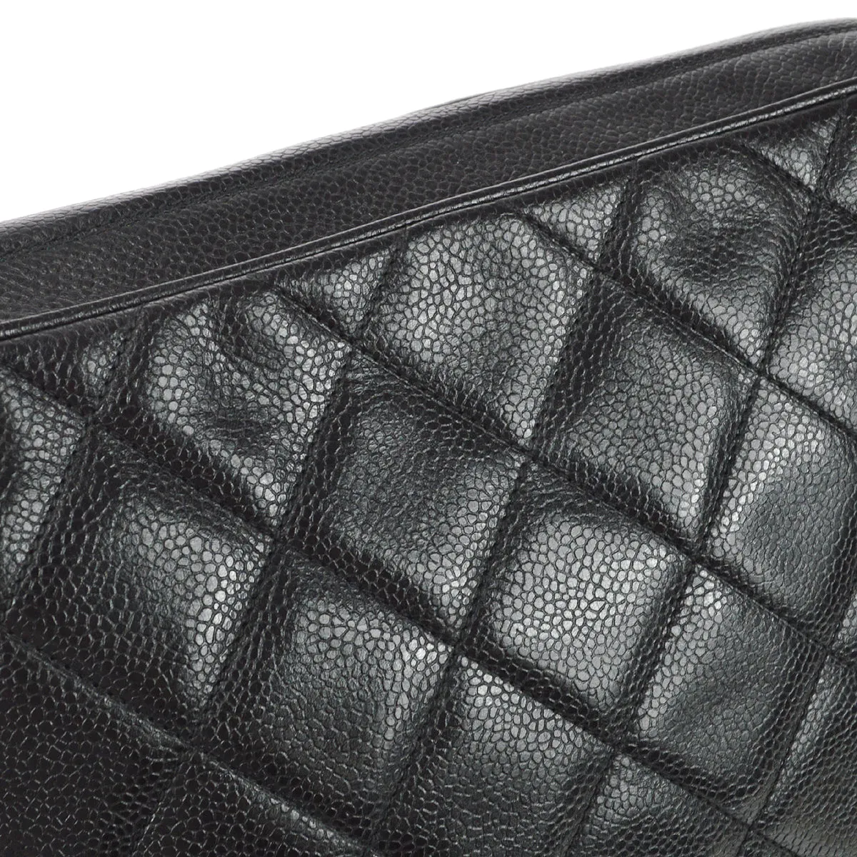 CHANEL 1996-1997 Camera Bag Large Black Caviar 97513