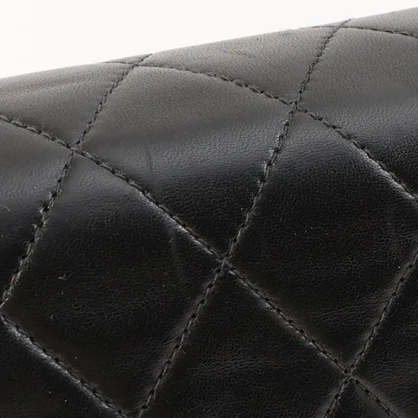 Chanel Around 2002 Made Turn-Lock Chain Bag Black