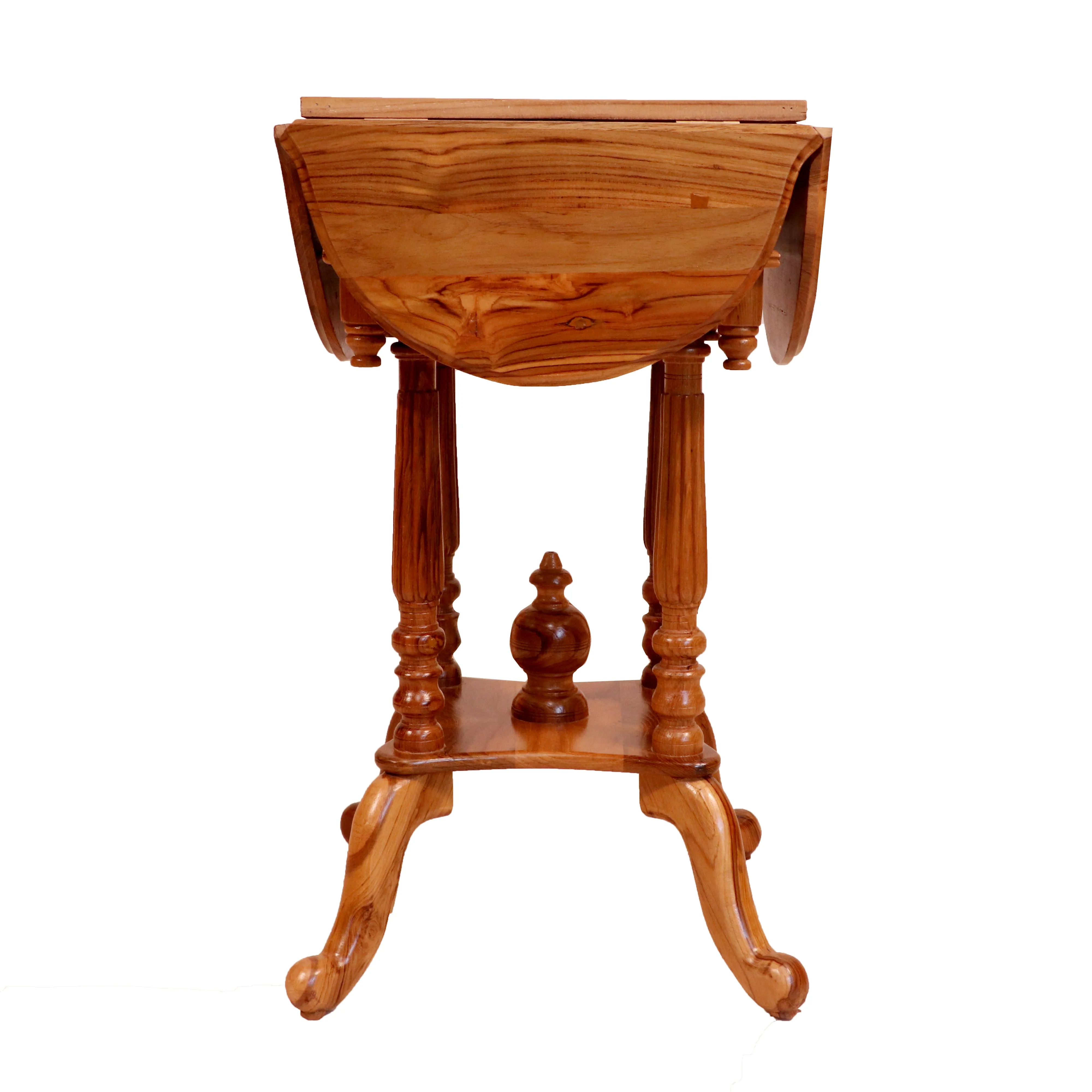 Charming Chess Style Handmade Wooden End Table for Home