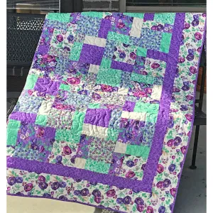 Charming Four Patch Quilt CCQ-054e - Downloadable Pattern