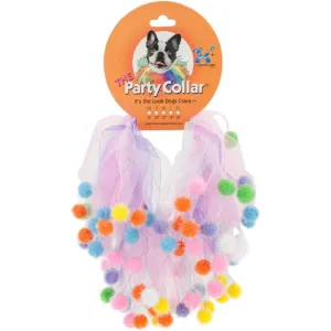 Charming Pet The Party Collar Birthday Pom Pom, Small