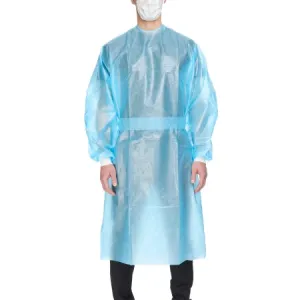 Chemotherapy Procedure Gown X-Large Blue NonSterile AAMI Level 2 / ASTM D6978 Disposable - McKesson Brand Mfr# 16-55KVX