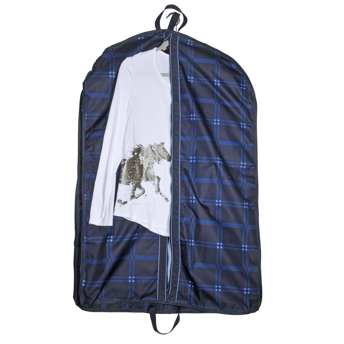 Chestnut Bay Plaid Garment Bag