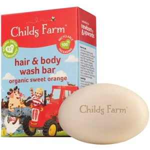 Childs Farm Hair & Body Wash Bar Organic Sweet Orange 60g