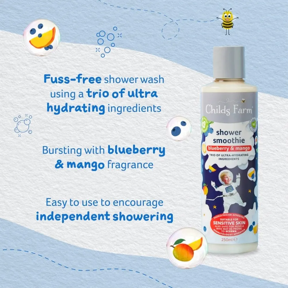 Childs Farm Shower Smoothie Blueberry & Mango 250ml