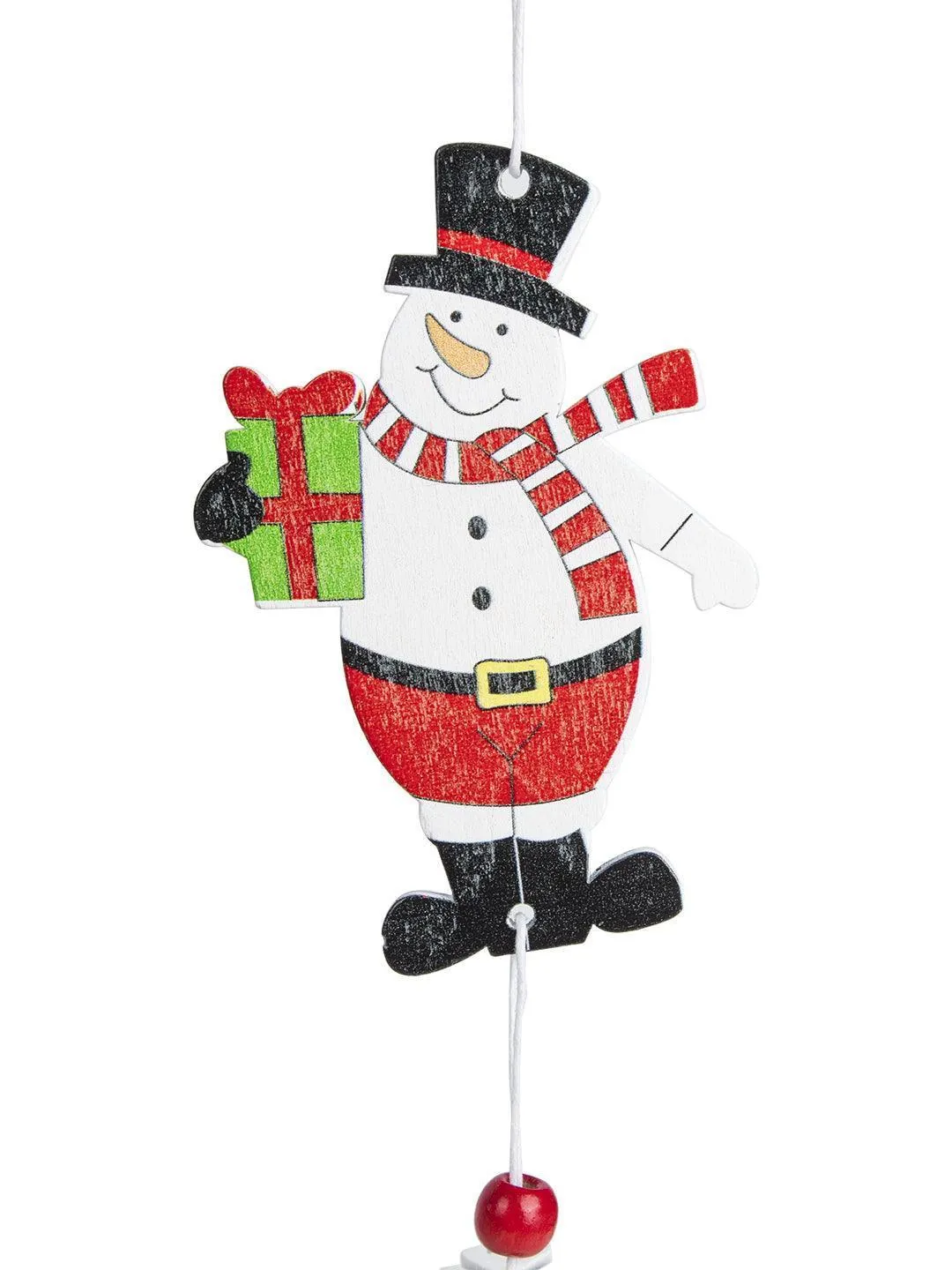 Christmas Hanging Ornaments With Bell Set Of 4 Pcs - Assorted Design