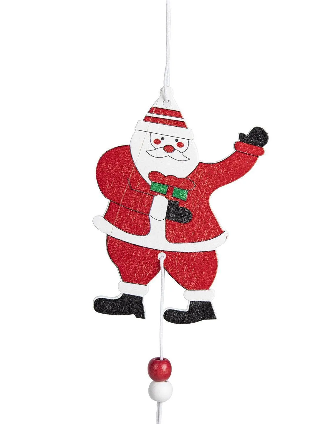 Christmas Hanging Ornaments With Bell Set Of 4 Pcs - Assorted Design