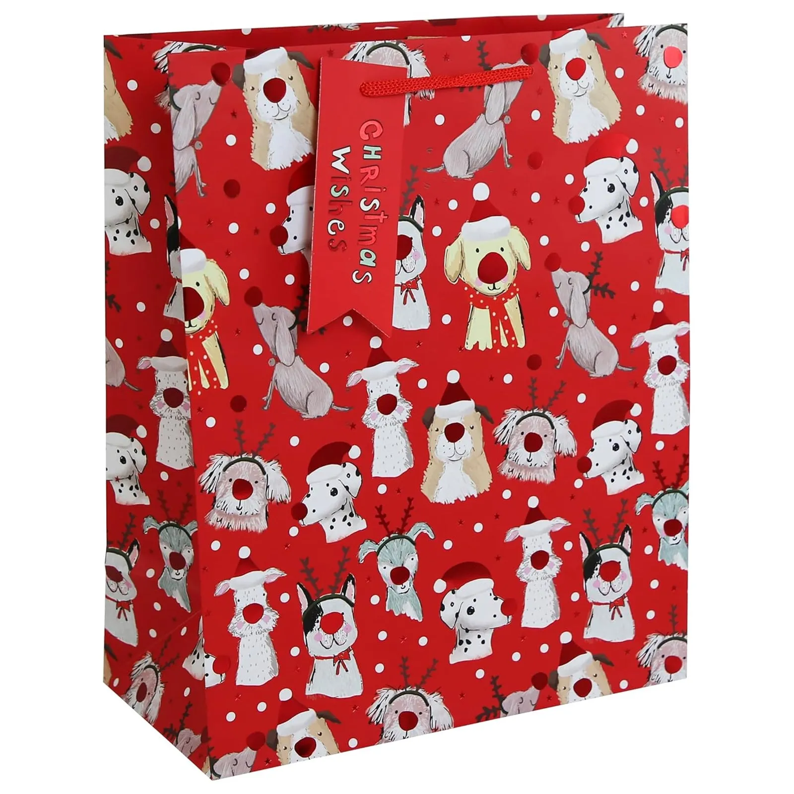 Christmas Wishes Paws Gift Bag