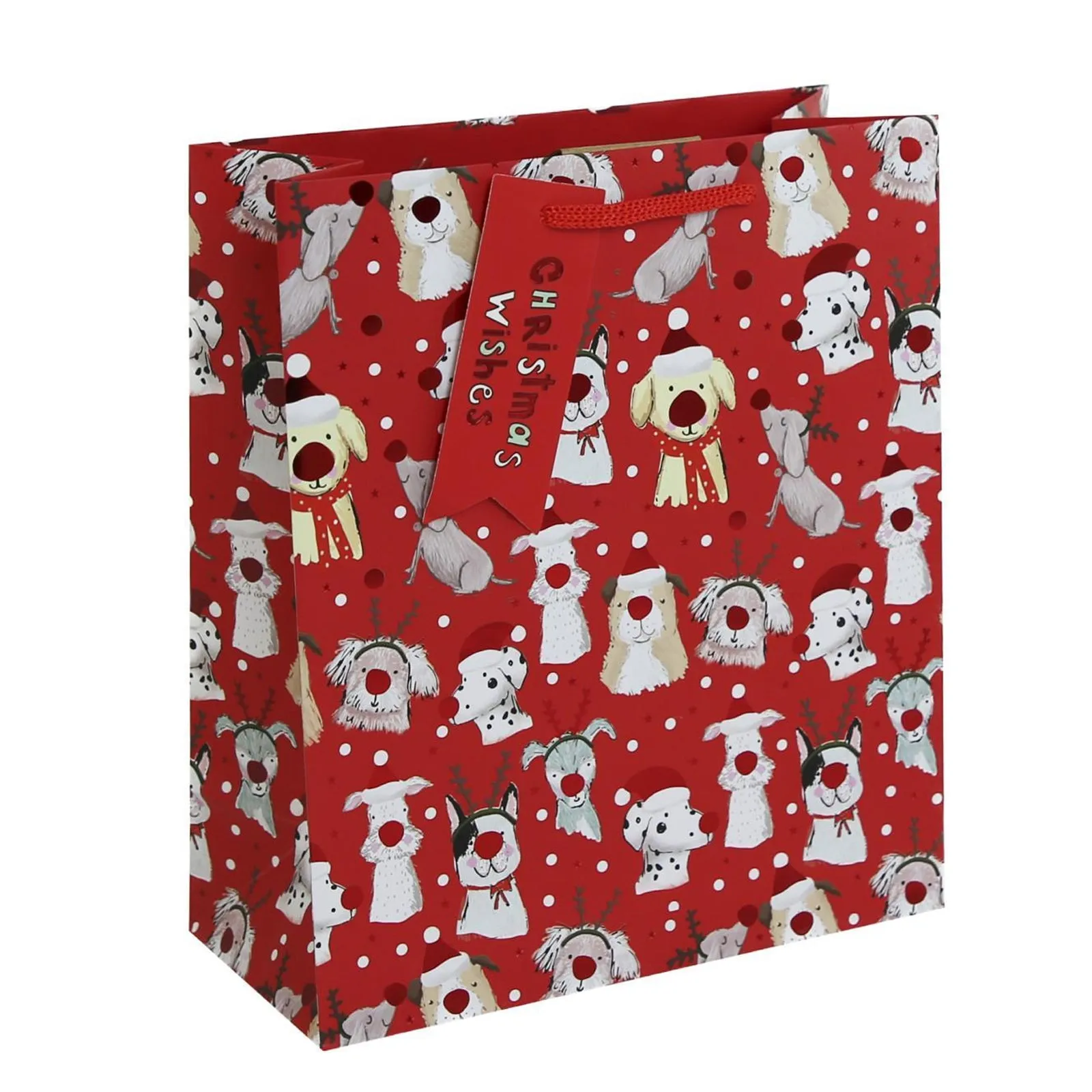 Christmas Wishes Paws Gift Bag