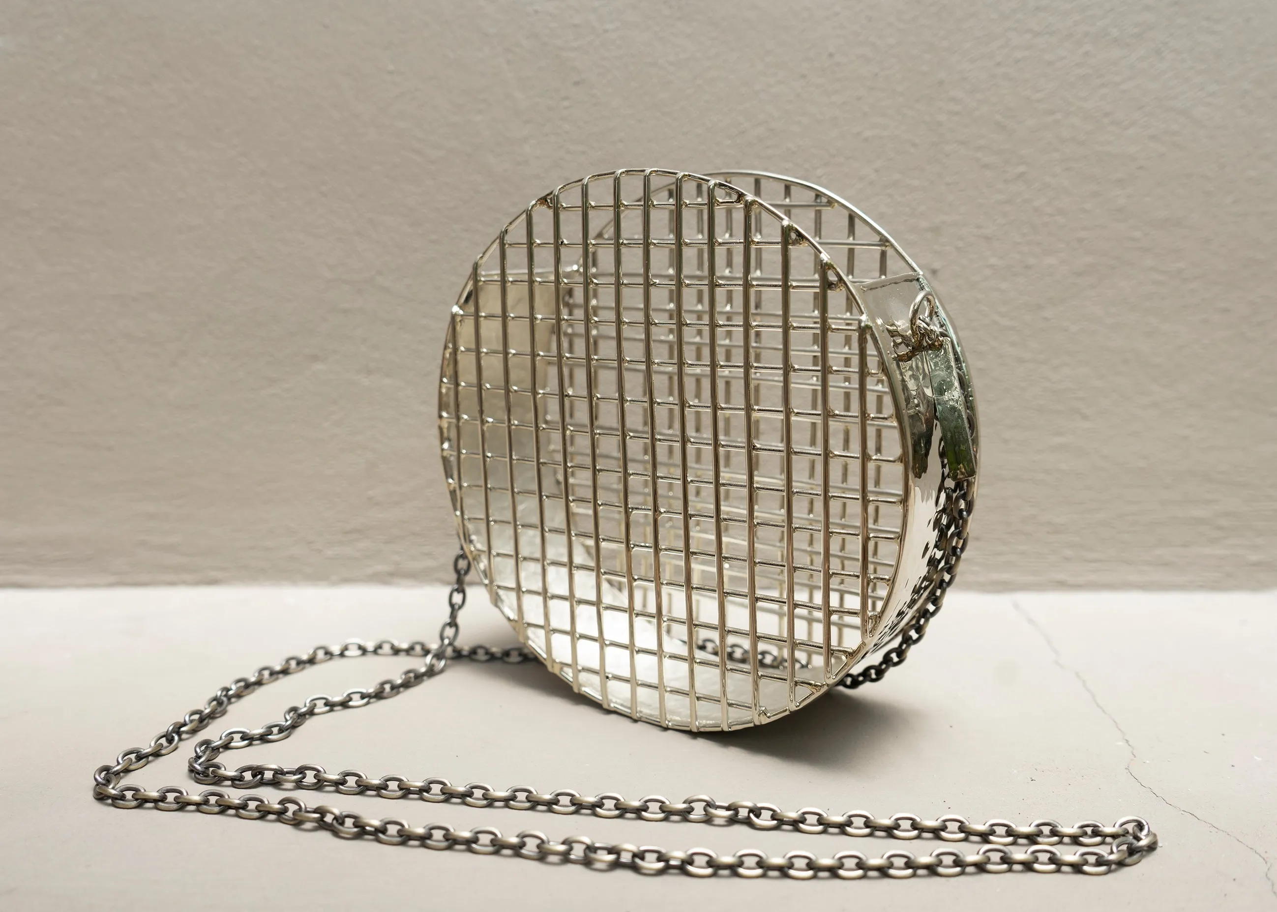 Circle Cage Bag
