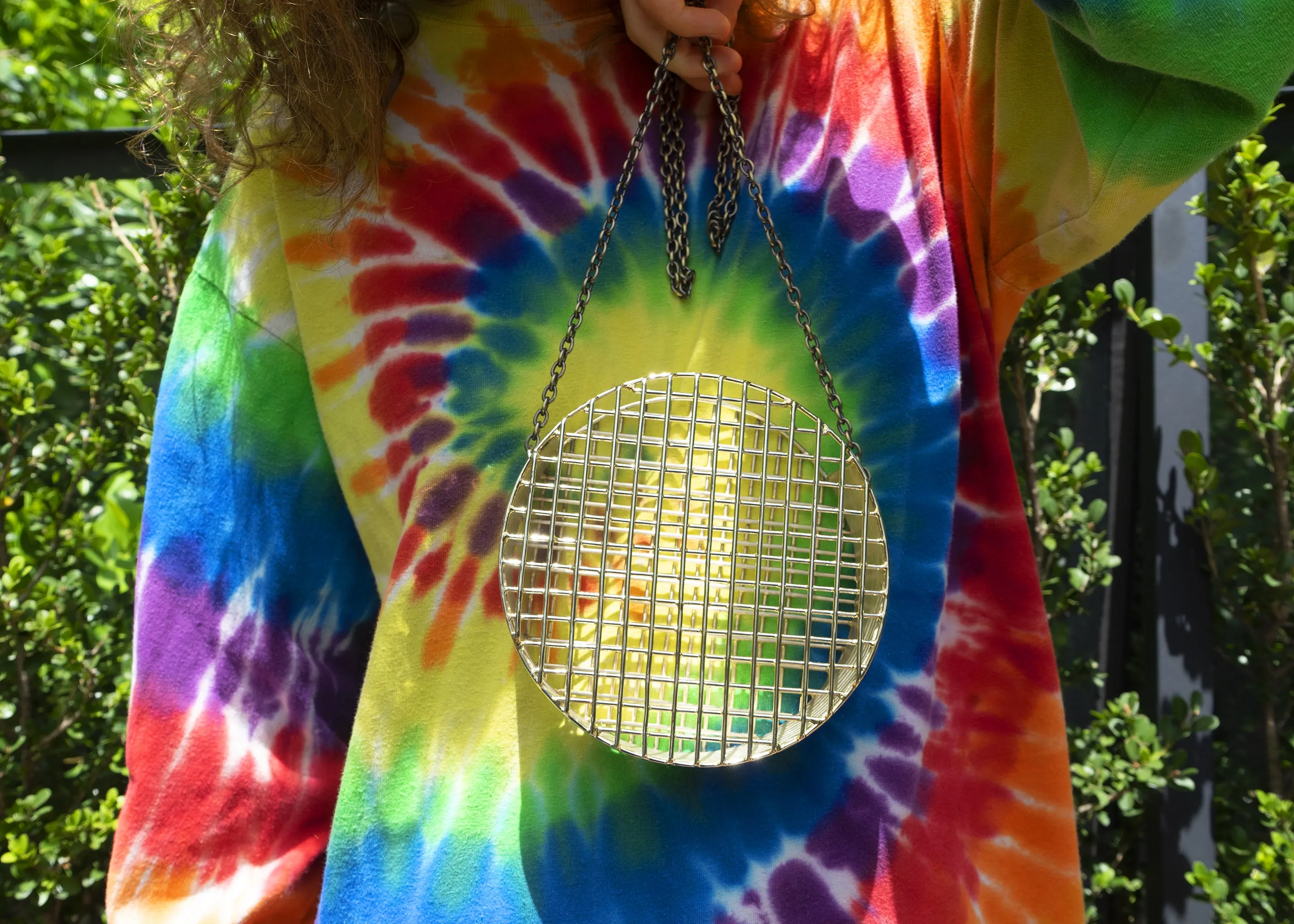 Circle Cage Bag