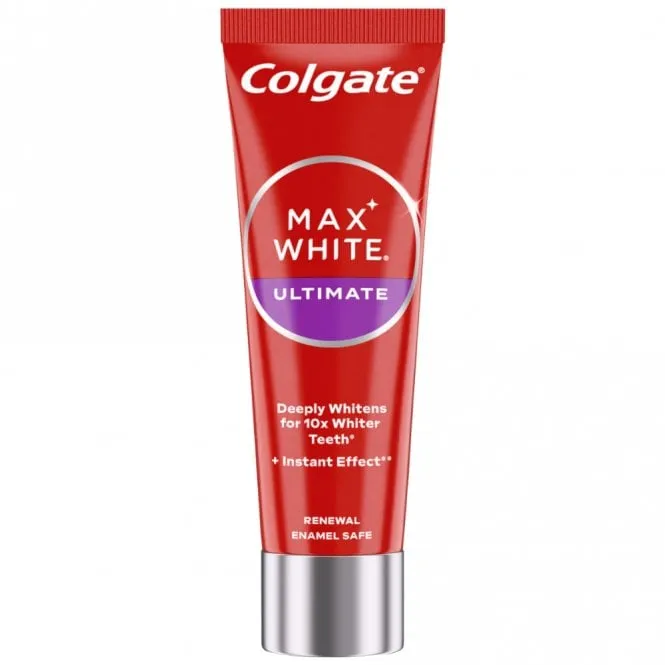 Colgate Max White Ultimate Renewal Toothpaste Duo 2 x 75ml