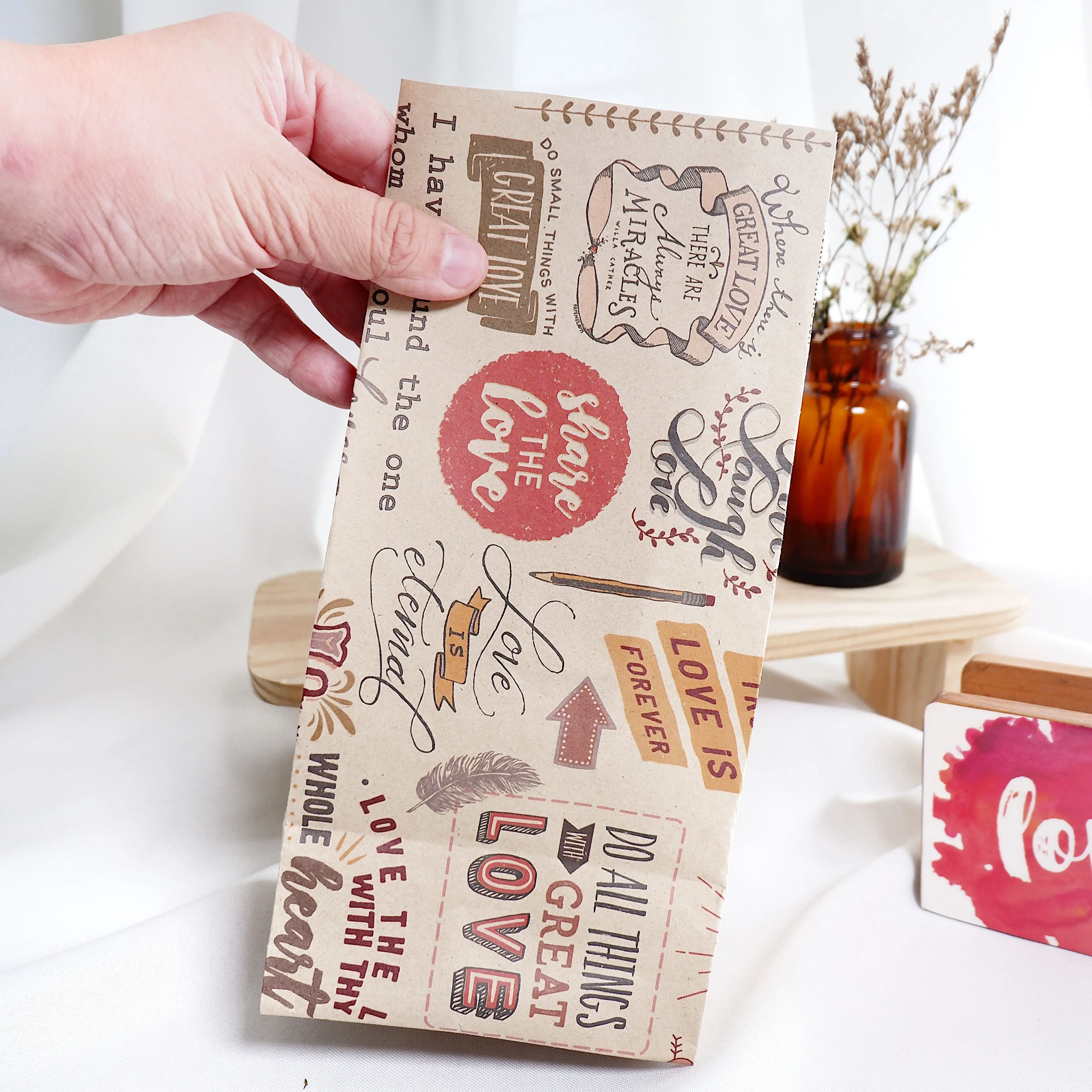 Colored Paper Gift Bag