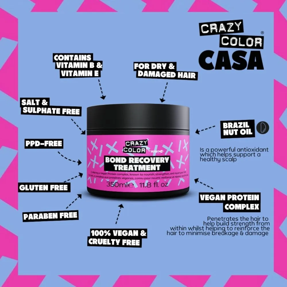Crazy Colour Bond Recovery Treatment Mask 350ml