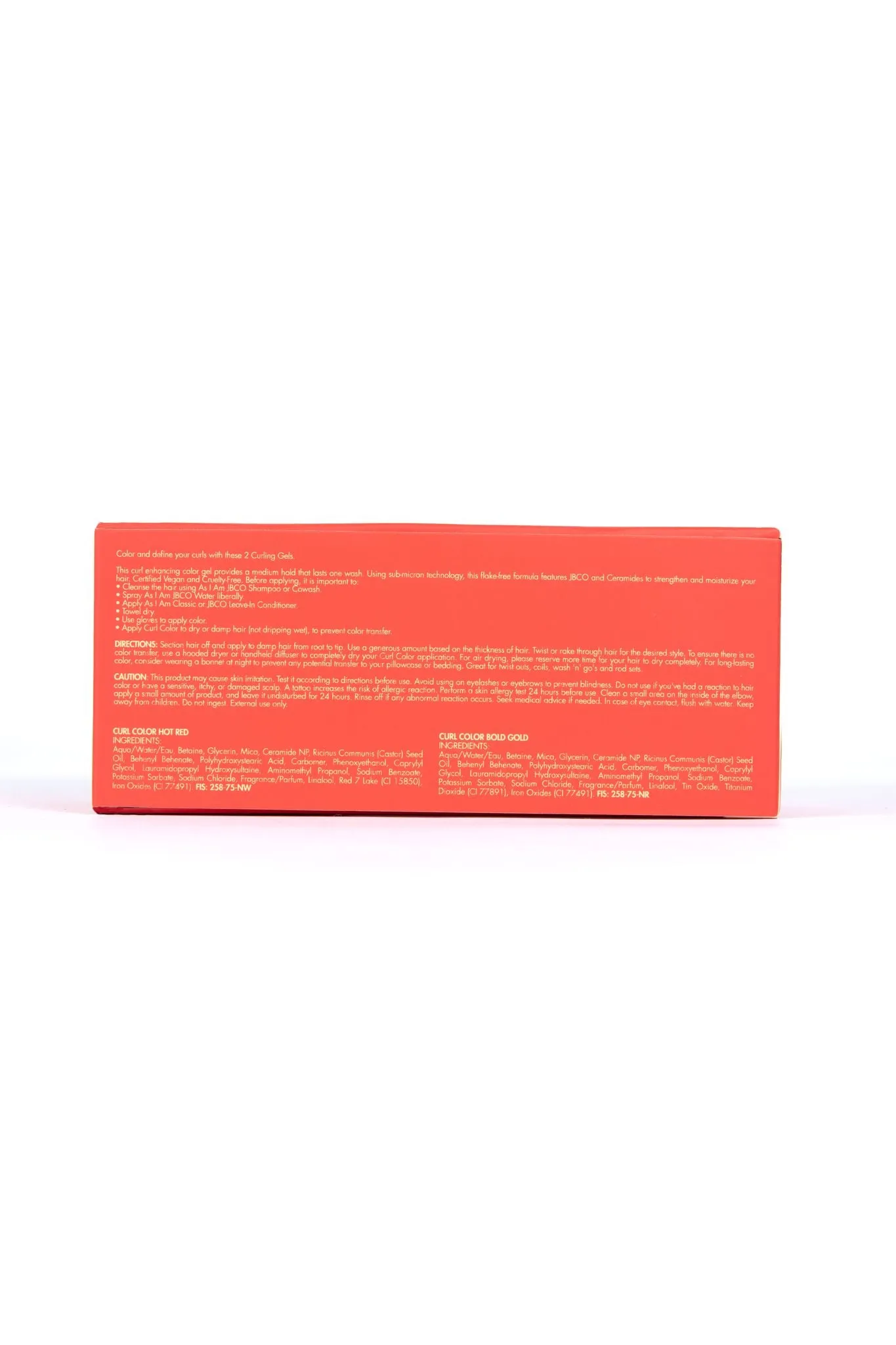 Curl Color Kit Bold Gold & Hot Red