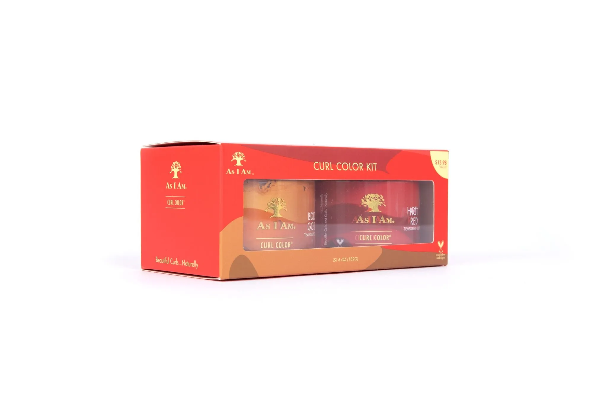 Curl Color Kit Bold Gold & Hot Red