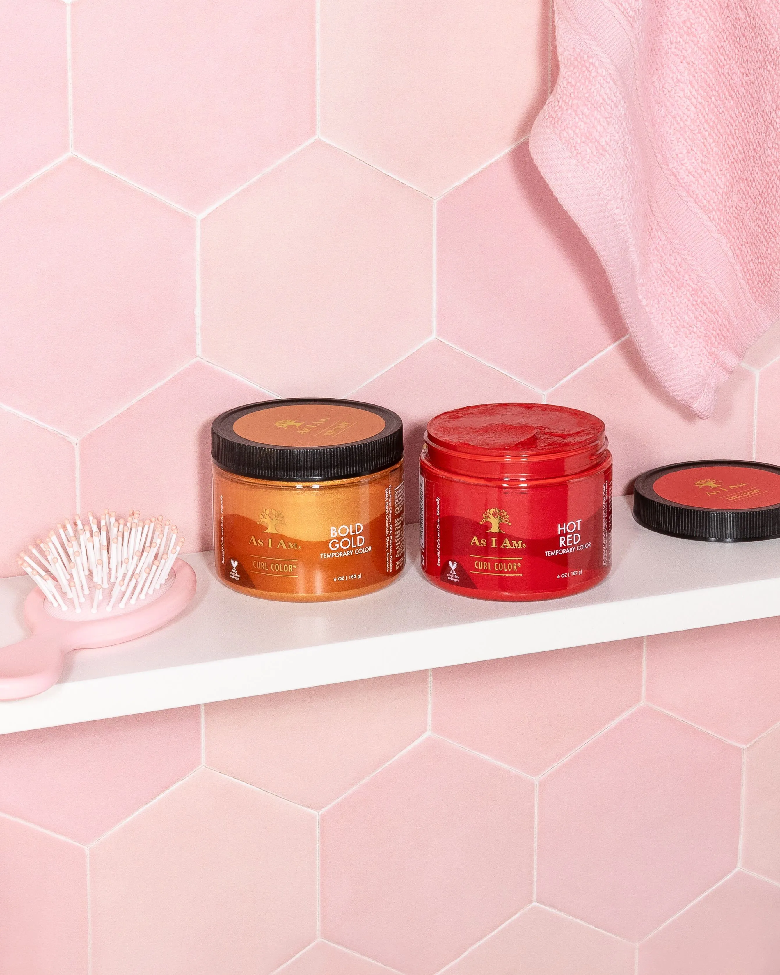 Curl Color Kit Bold Gold & Hot Red