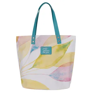Decorative Watercolor Canvas Tote Bag
