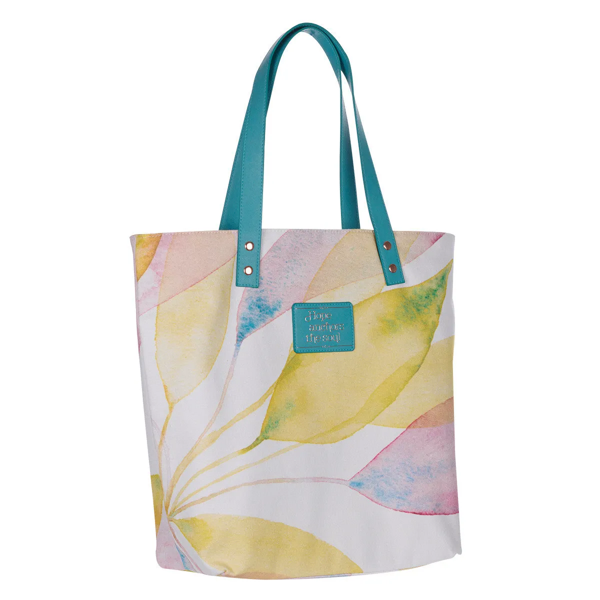Decorative Watercolor Canvas Tote Bag