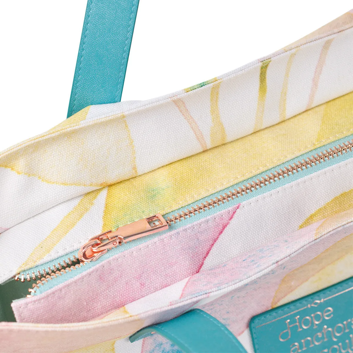 Decorative Watercolor Canvas Tote Bag