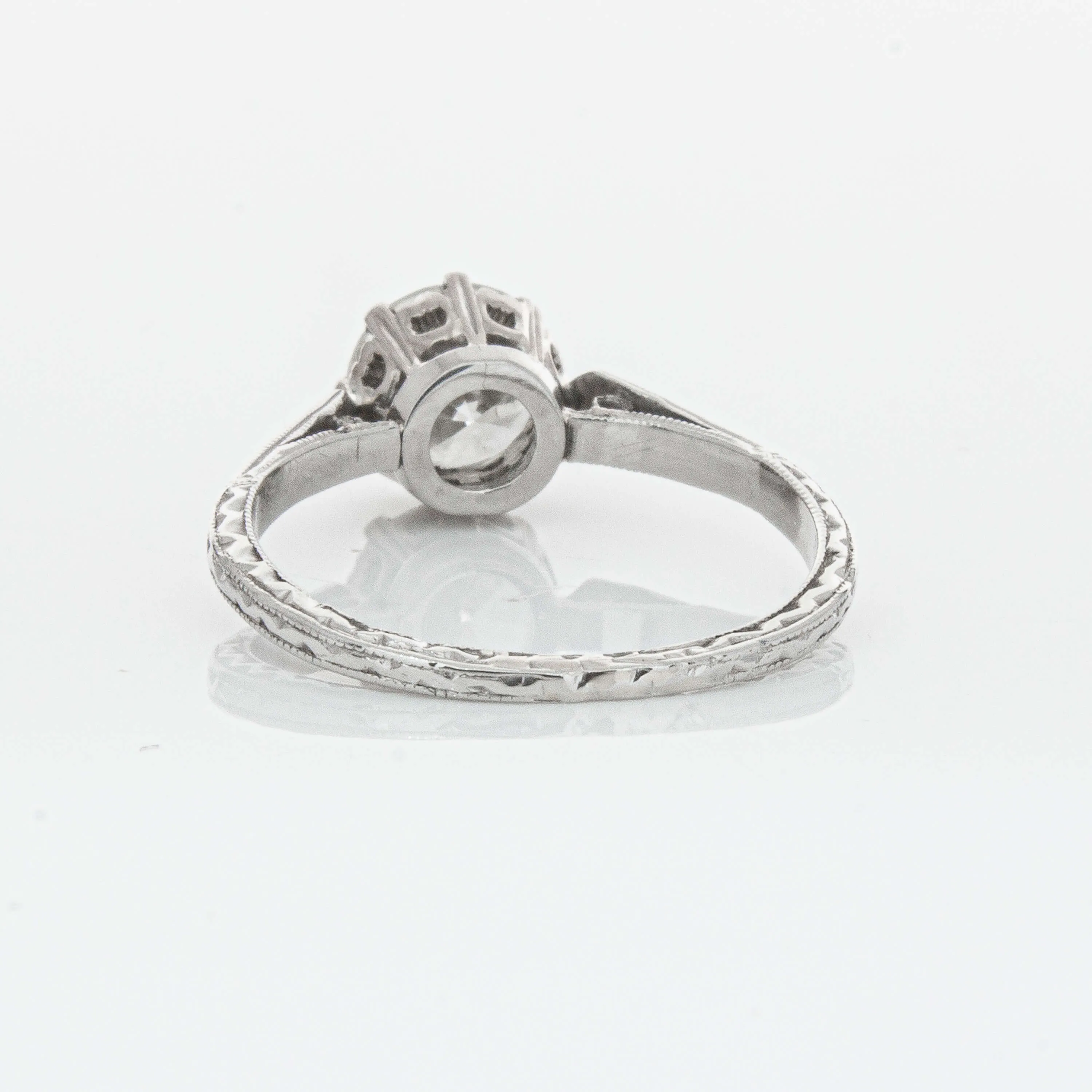 Deja Vu Platinum 1.10ct Diamond Ring