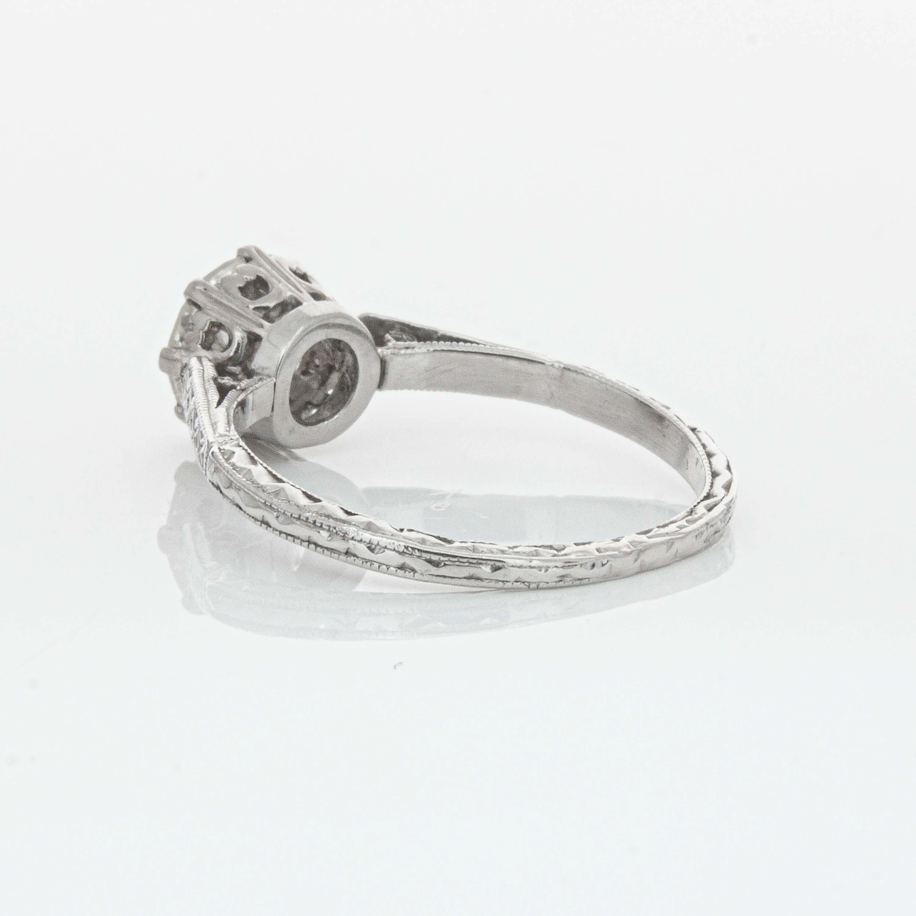 Deja Vu Platinum 1.10ct Diamond Ring