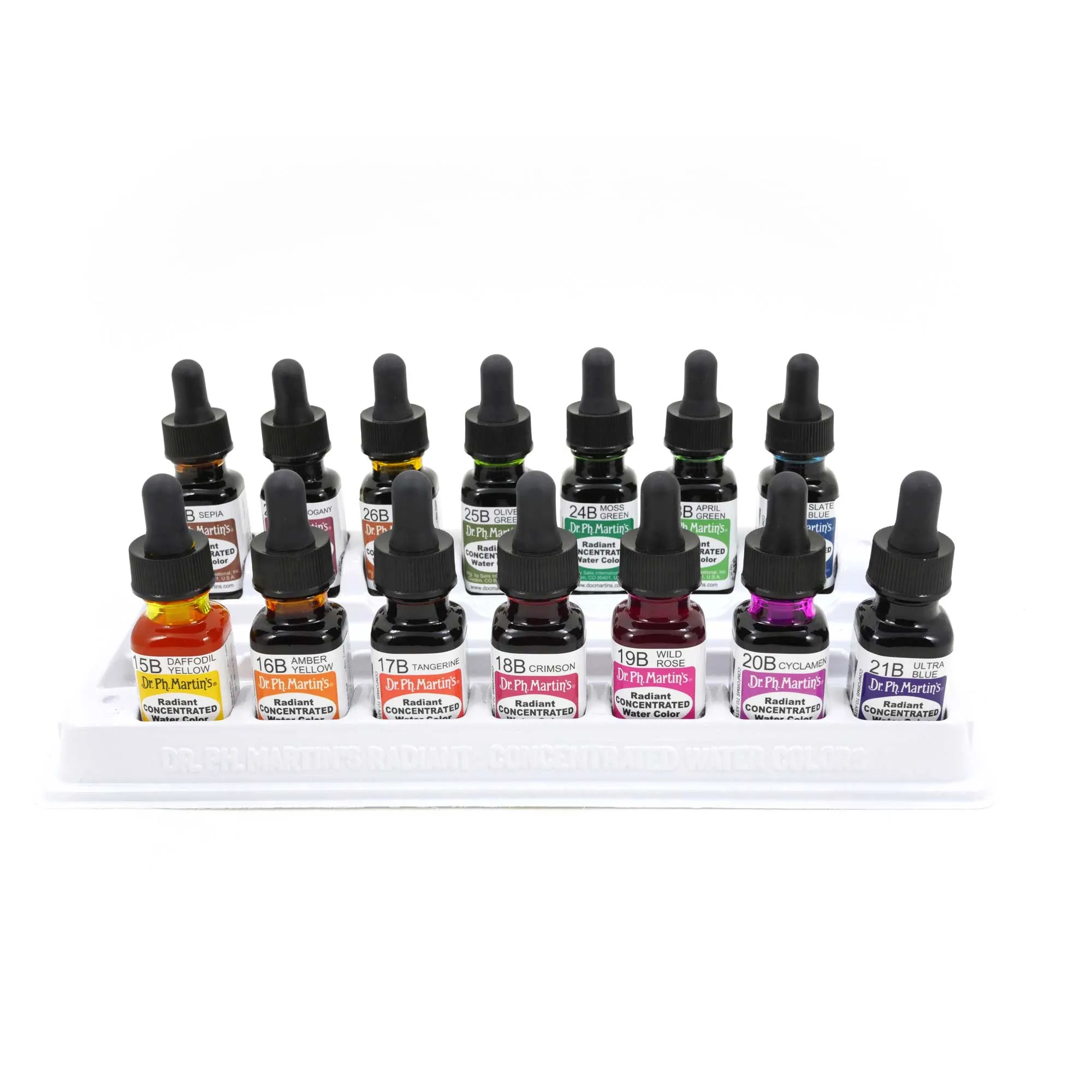 Dr. Ph. Martin's Radiant Concentrated Watercolour Ink - Set B