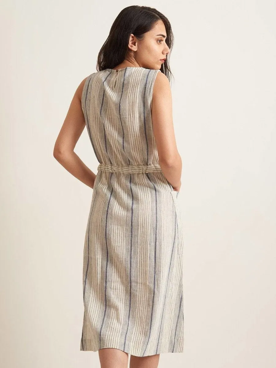Drawstring Day Dress