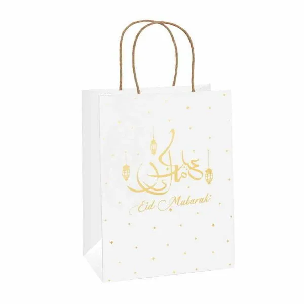 Eid Mubarak Paper Gift Bag - 25cm x 33cm x 13cm