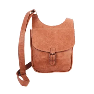 Eilika Leather Sling Bag
