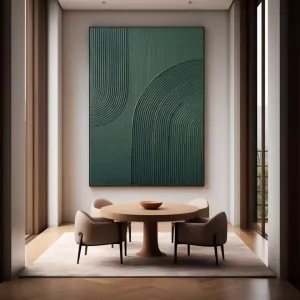 Emerald Serenity Waves