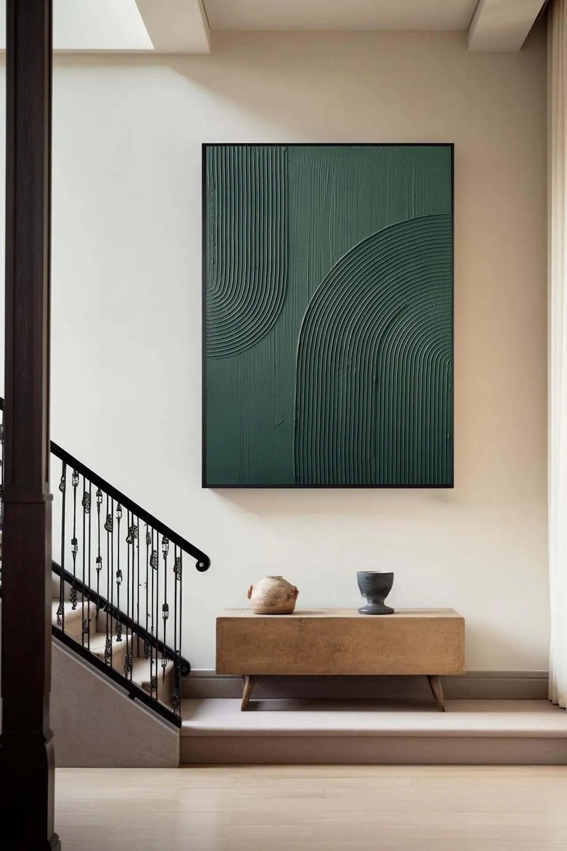 Emerald Serenity Waves