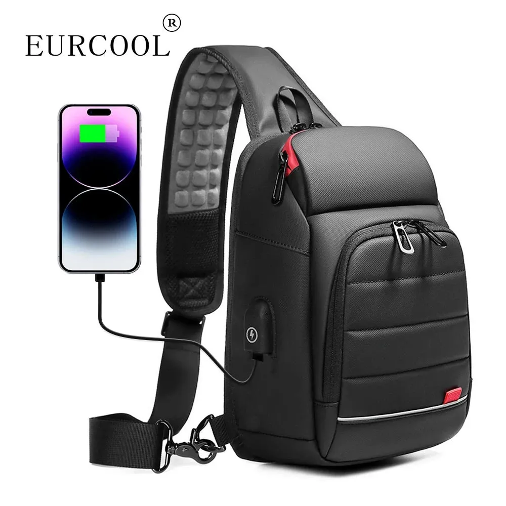 Eurcool Tech-Savvy Chest Bag with Wireless Charging