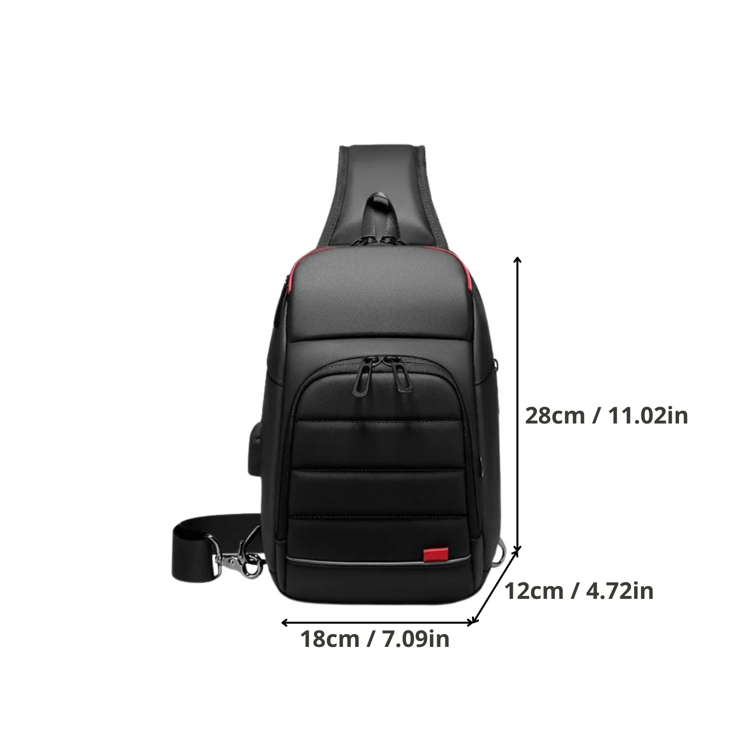 Eurcool Tech-Savvy Chest Bag with Wireless Charging