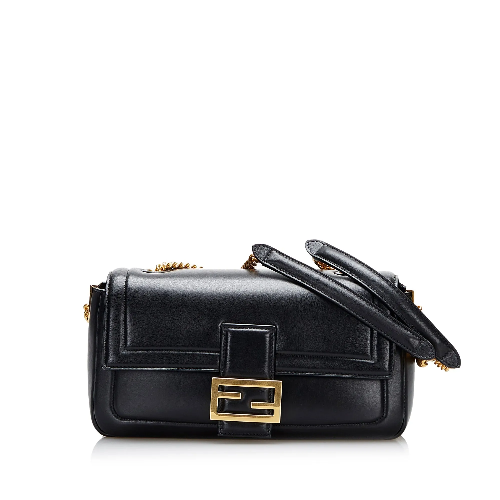 Fendi Chain Baguette Black