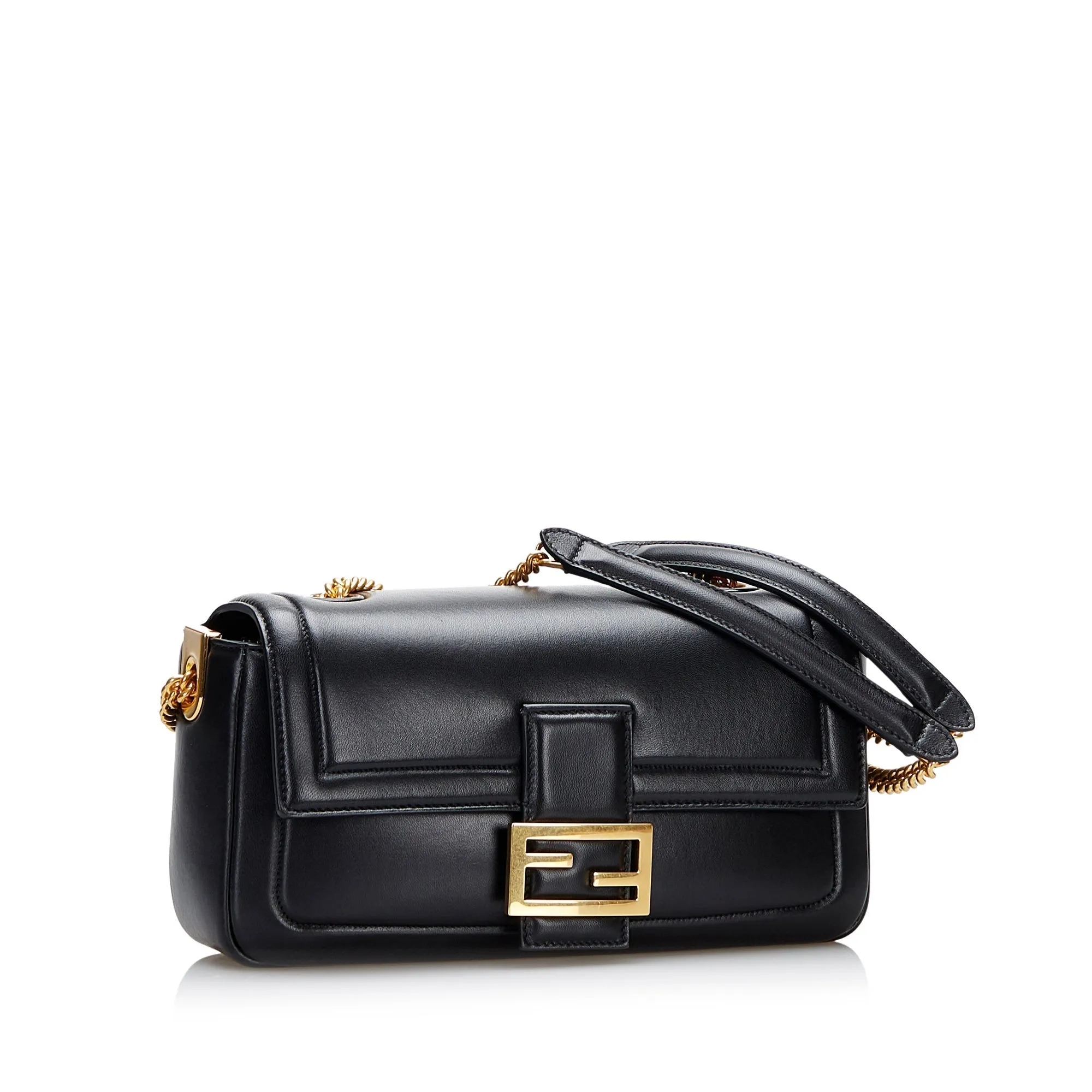 Fendi Chain Baguette Black