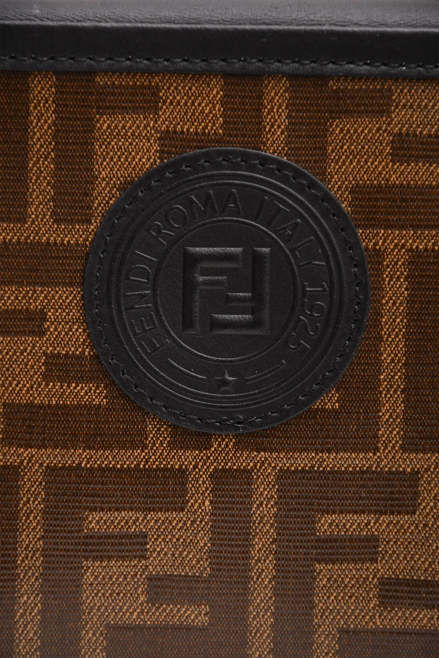Fendi Zucca Logo Coated Canvas Small Camera Bag